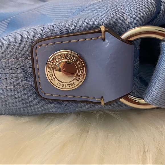 Coach Light Blue Daisy Bag - Picture 6 of 7